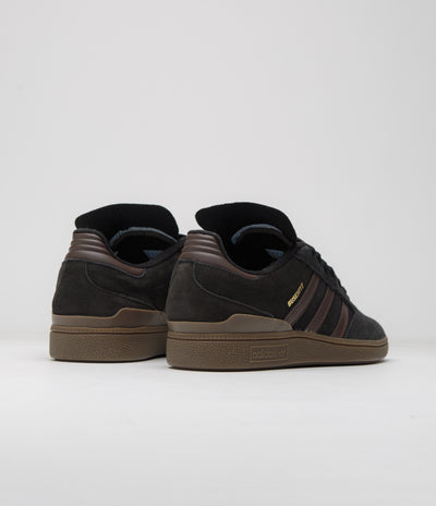 Adidas Busenitz Shoes - Core Black / Brown / Gold Metallic