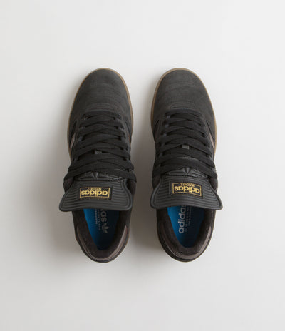 Adidas Busenitz Shoes - Core Black / Brown / Gold Metallic