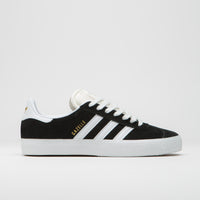 Adidas Gazelle Adv Shoes - Core Black / White / Gold Metallic thumbnail