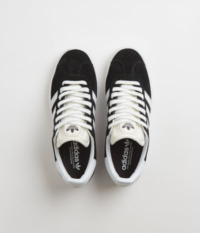 Adidas Gazelle Adv Shoes - Core Black / White / Gold Metallic