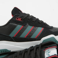 Adidas Tekkira Cup Shoes in Core Black and Preloved Teal / Better Scarlet thumbnail