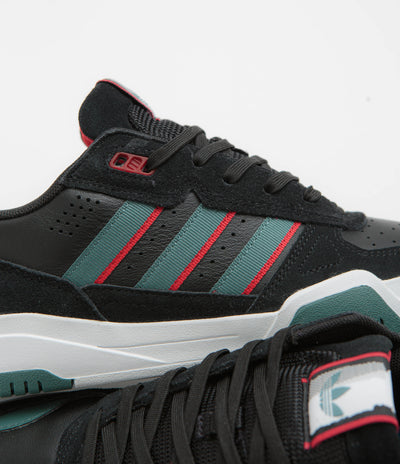 Adidas Tekkira Cup Shoes in Core Black and Preloved Teal / Better Scarlet