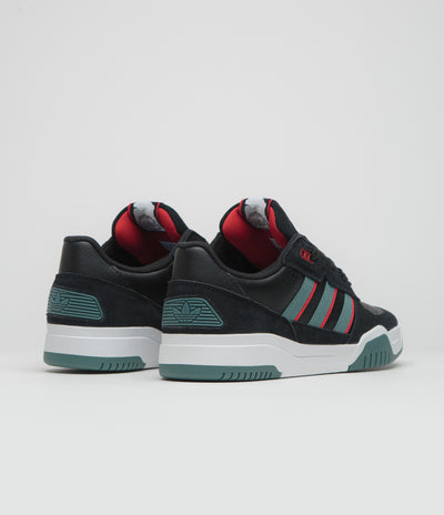 Adidas Tekkira Cup Shoes in Core Black and Preloved Teal / Better Scarlet