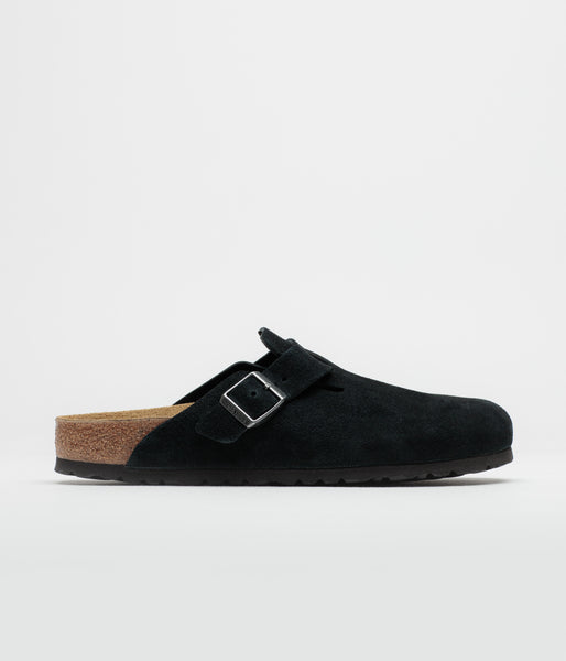 Birkenstock Boston Narrow Clogs - Black | flatspot