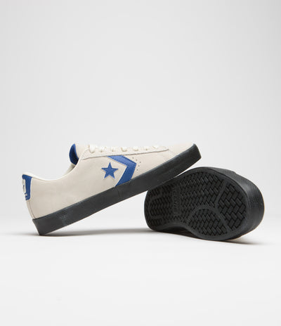 Converse Pro Leather Fall Tone Shoes - Egret / Blue / Black