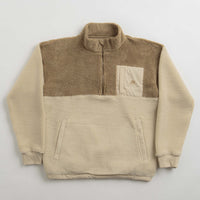 Magenta MTN 3/4 High Neck Fleece - Dark / Light Beige thumbnail