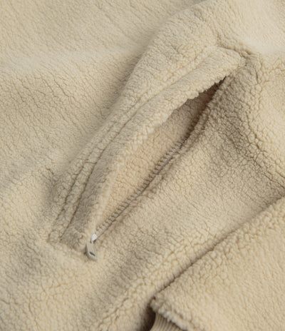 Magenta MTN 3/4 High Neck Fleece - Dark / Light Beige