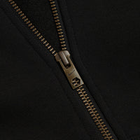 Nike SB Essential Logo Full Zip Hoodie in Black and White thumbnail