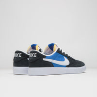 Nike SB Heritage Vulc Shoes - Black / White - Signal Blue - Safety Orange thumbnail