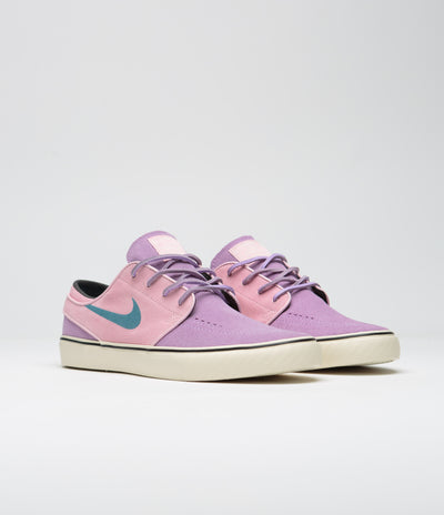 Nike SB Janoski OG+ Shoes - Lilac / Noise Aqua - Med Soft Pink