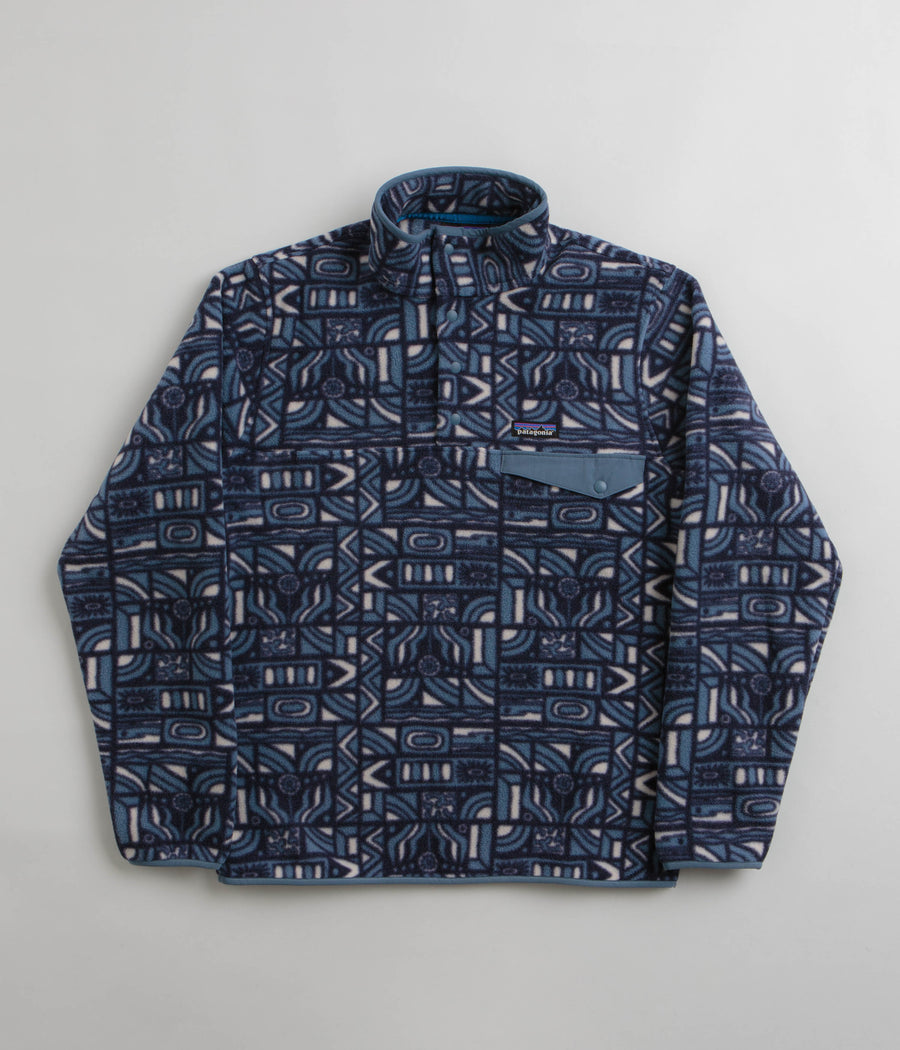 Patagonia Lightweight Synchilla Snap-T Fleece - New Visions: New Navy