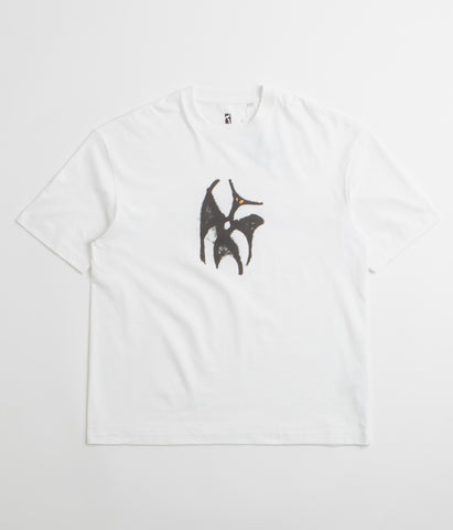 【POETIC COLLECTIVE】 PAINTING T-SHIRT - WHITE Poetic Collective Mens Short Sleeve Painting Logo T Shirt White