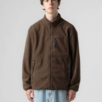 Polar Basic Fleece Jacket in Brown thumbnail