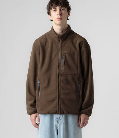 Polar Basic Fleece Jacket in Brown
