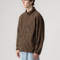 Polar Basic Fleece Jacket in Brown thumbnail