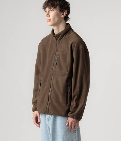 Polar Basic Fleece Jacket in Brown