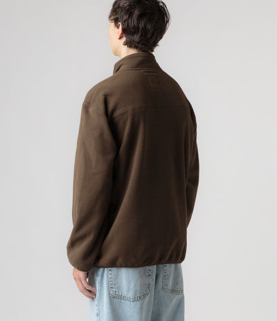 Polar Basic Fleece Jacket in Brown