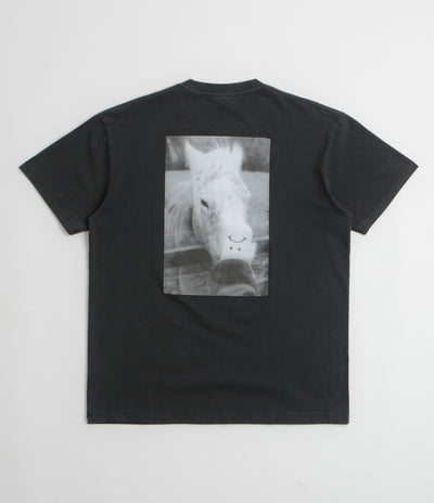 Polar Horse Hand T-Shirt in Silver Black