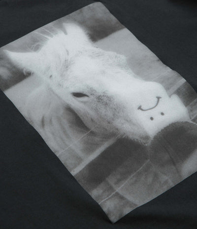Polar Horse Hand T-Shirt in Silver Black