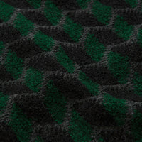 Polar Zig Zag Knit Sweatshirt - Black / Dark Teal thumbnail