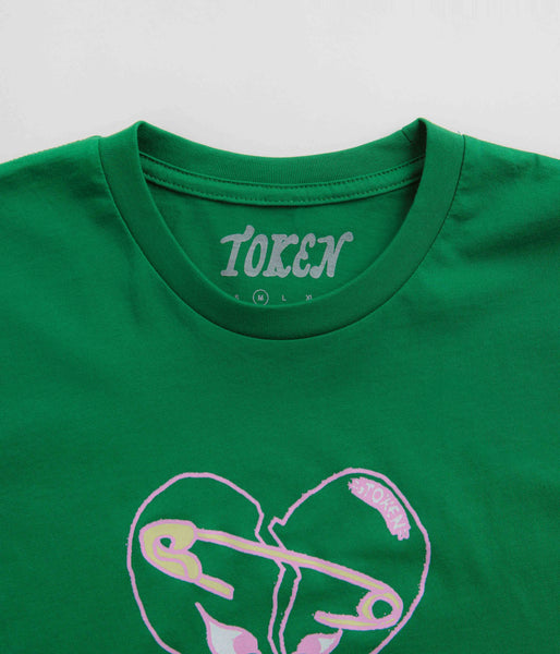 épine label Heart and Broken heart tee Please Stay Around™ Broken Heart Tee