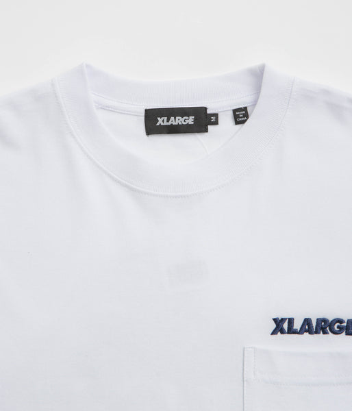 XLarge Slanted OG Pocket T-Shirt - White | flatspot