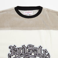 Yardsale Sierra Velour T-Shirt - Cream / Tan thumbnail