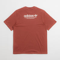 Adidas 4.0 Logo T-Shirt in Preloved Ruby thumbnail