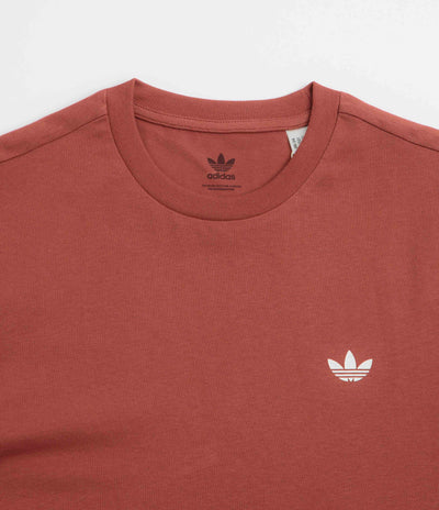Adidas 4.0 Logo T-Shirt in Preloved Ruby