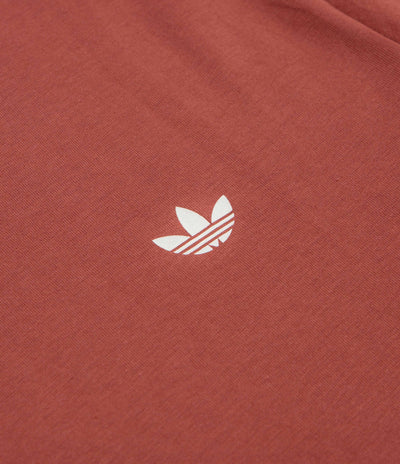 Adidas 4.0 Logo T-Shirt in Preloved Ruby