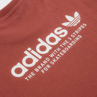 Adidas 4.0 Logo T-Shirt in Preloved Ruby thumbnail