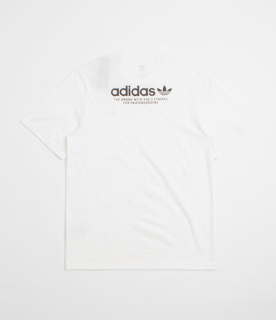 Adidas 4.0 Logo T-Shirt in White and Black / Black