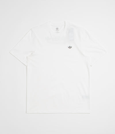 Adidas 4.0 Logo T-Shirt in White and Black / Black