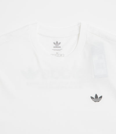 Adidas 4.0 Logo T-Shirt in White and Black / Black