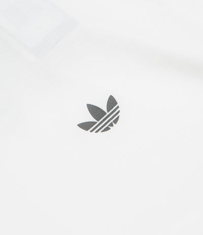 Adidas 4.0 Logo T-Shirt in White and Black / Black