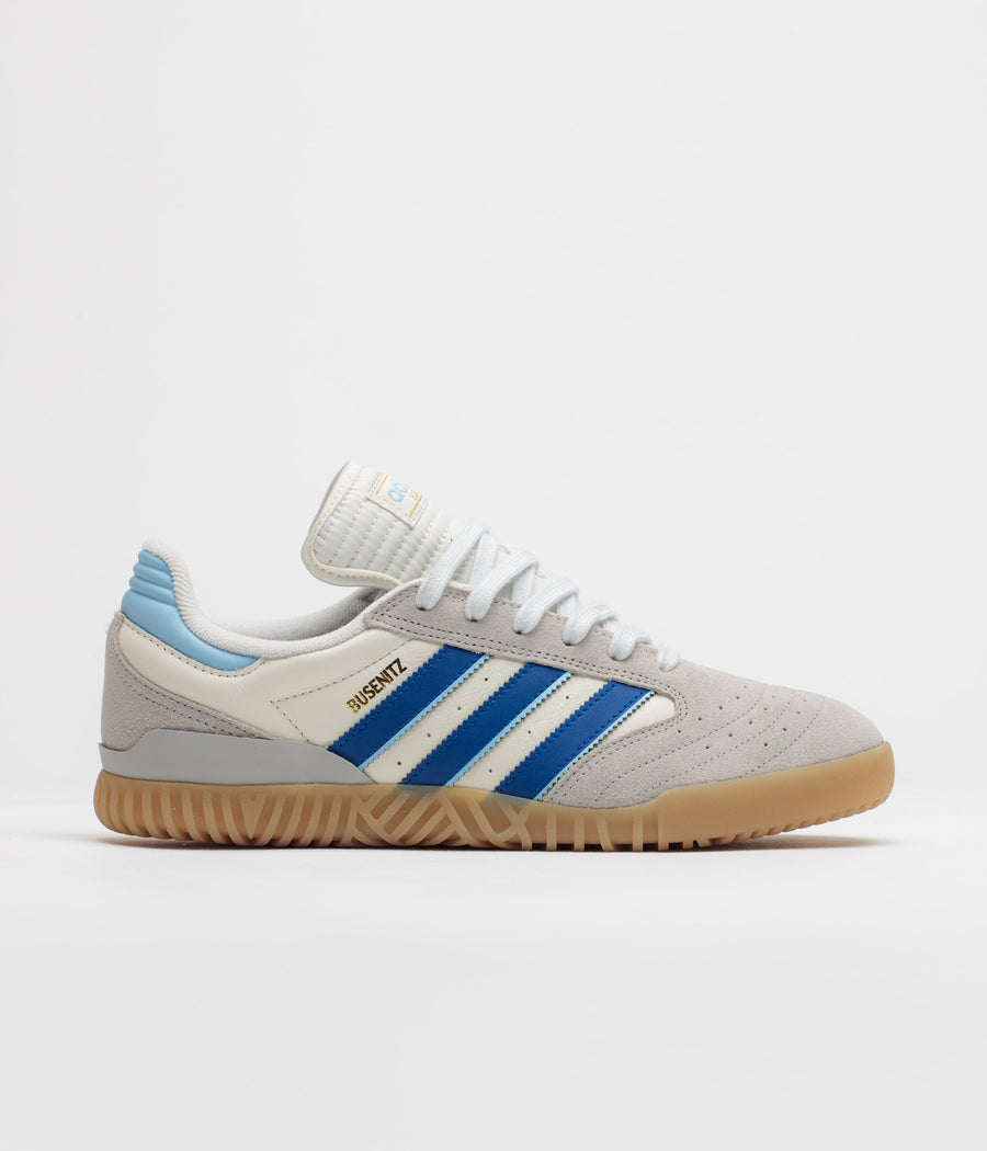 Adidas Busenitz Indoor Super Shoes - Grey Two / Team Royal Blue / Clear Sky