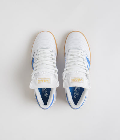 Adidas Busenitz Shoes - FTWR White / Bluebird / Gold Metallic