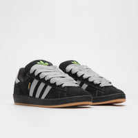 Adidas Campus Shoes in Core Black and Grey Two / Gold Metallic thumbnail