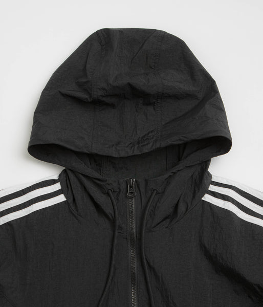 Adidas Classic Anorak Jacket Black Flatspot