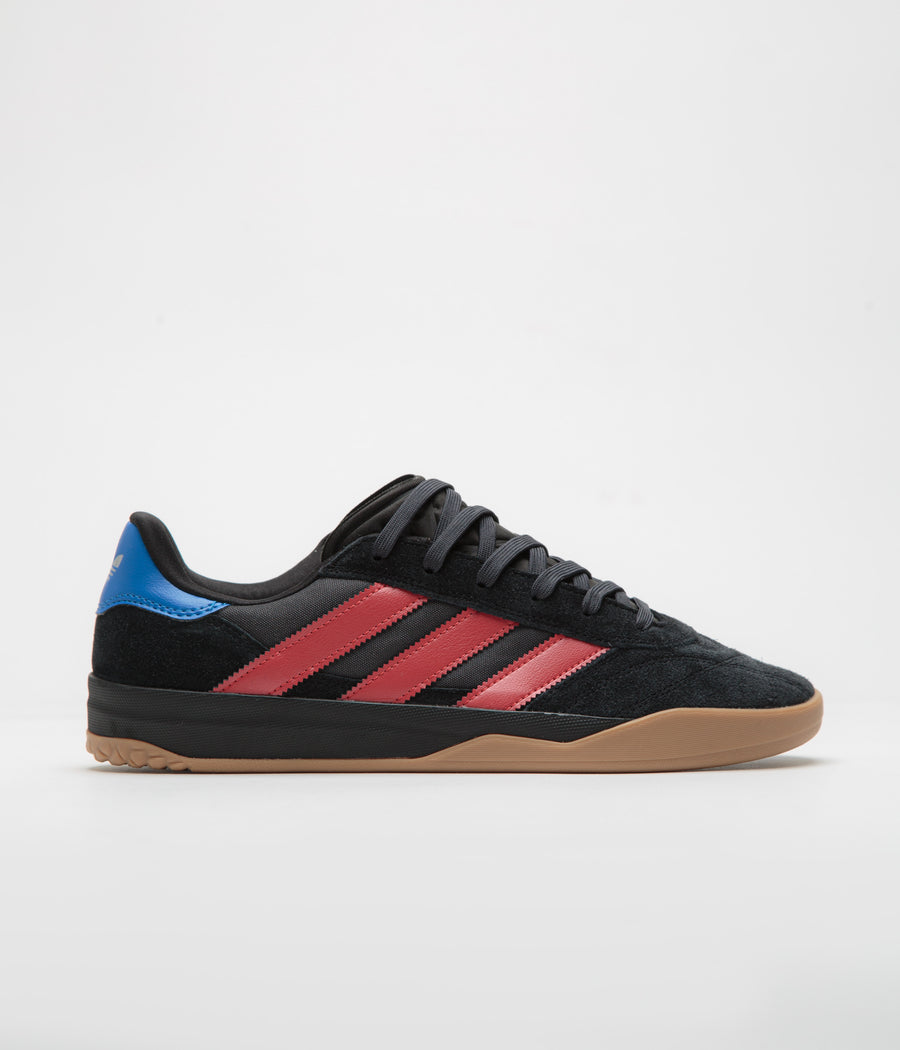 Adidas Copa Premiere Shoes in Core Black and Better Scarlet / Bluebird
