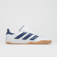 Adidas Copa Premiere Shoes in FTWR White and Dark Blue / Gum 3 thumbnail