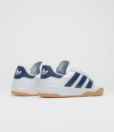 Adidas Copa Premiere Shoes in FTWR White and Dark Blue / Gum 3
