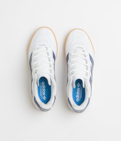 Adidas Copa Premiere Shoes in FTWR White and Dark Blue / Gum 3