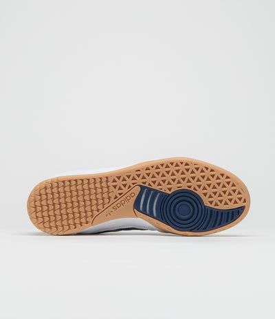 Adidas Copa Premiere Shoes in FTWR White and Dark Blue / Gum 3