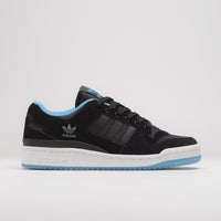 Adidas Forum 84 Low ADV Shoes in Core Black and Blue Burst / Carbon thumbnail