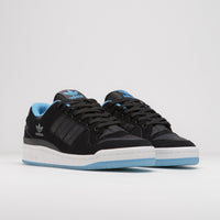 Adidas Forum 84 Low ADV Shoes in Core Black and Blue Burst / Carbon thumbnail