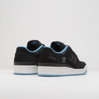 Adidas Forum 84 Low ADV Shoes in Core Black and Blue Burst / Carbon thumbnail