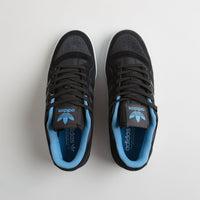 Adidas Forum 84 Low ADV Shoes in Core Black and Blue Burst / Carbon thumbnail