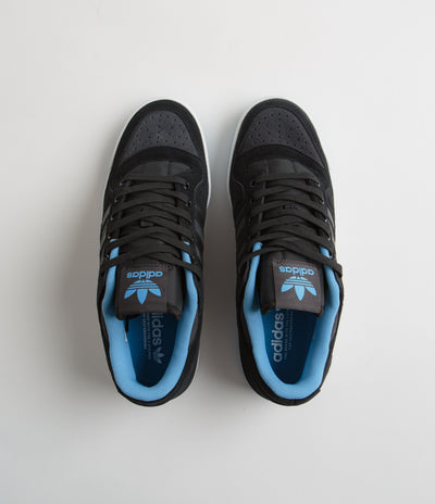 Adidas Forum 84 Low ADV Shoes - Core Black / Blue Burst / Carbon