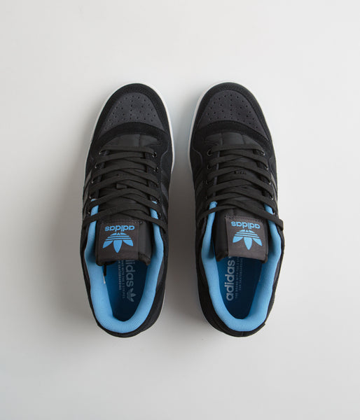 Adidas Forum 84 Low ADV Shoes - Core Black / Blue Burst / Carbon